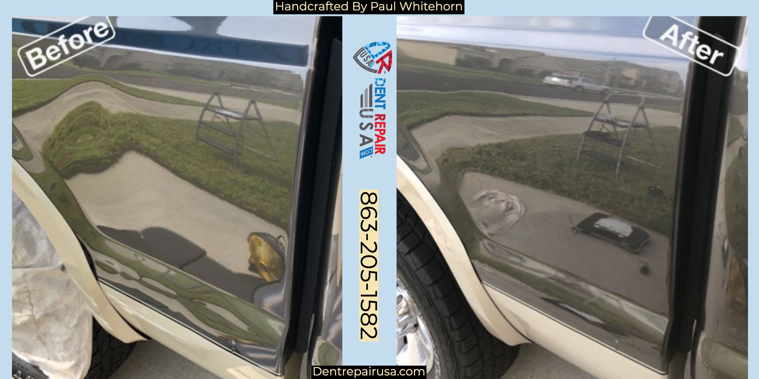 Photo. Auto Dent Repair Near Me, Car Dent fix, Dent Cost Car Door Dent Repair.